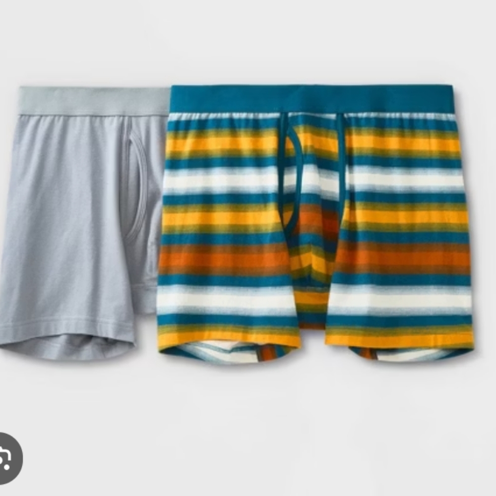 NWT men's boxer briefs cotton